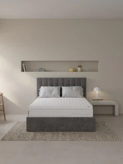 KVISTENPlusSurmatelas 140x190cm KVISTEN Blanc-DREAMZONE Clearance