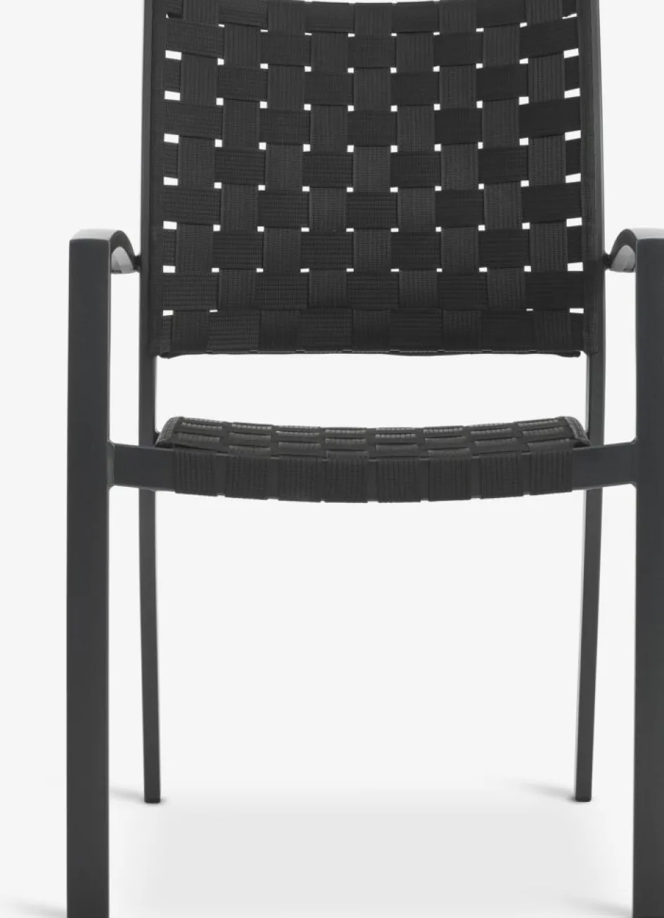 LANGET + GLOMFJORDLANGET L207 table + 4 GLOMFJORD chaises noir-JUTLANDIA Best