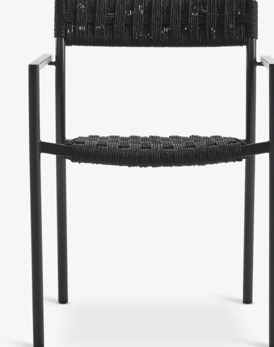 LANGET + TRILLEVALLENLANGET L207 table + 4 TRILLEVALLEN chaises noir-JYSK Discount