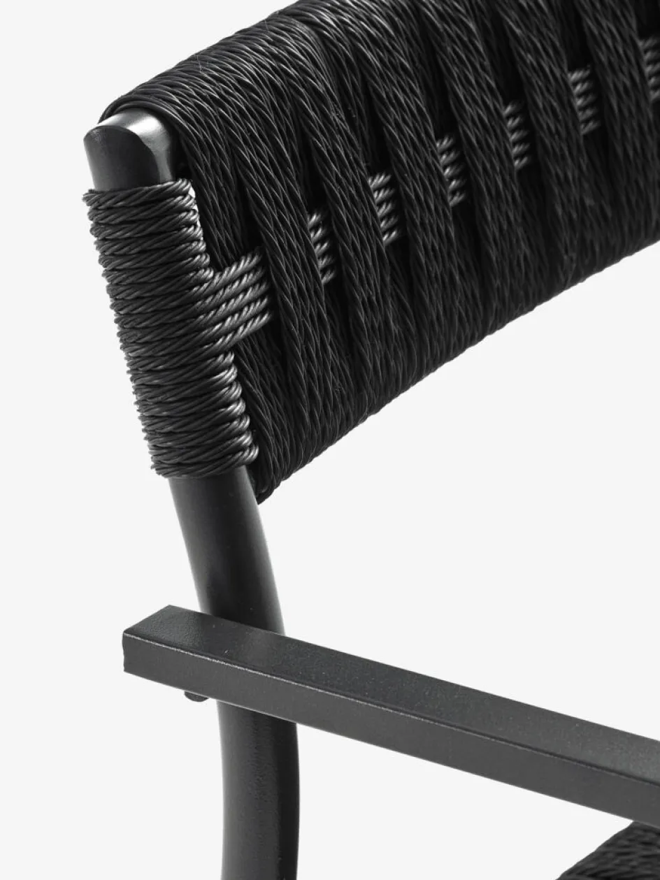 LANGET + TRILLEVALLENLANGET L207 table + 4 TRILLEVALLEN chaises noir-JYSK Discount