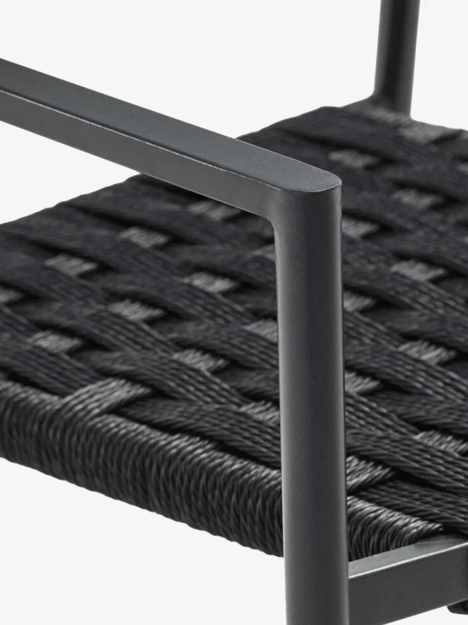 LANGET + TRILLEVALLENLANGET L207 table + 4 TRILLEVALLEN chaises noir-JYSK Discount