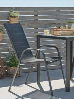 LEKNESChaise empilable LEKNES noir-JYSK Clearance