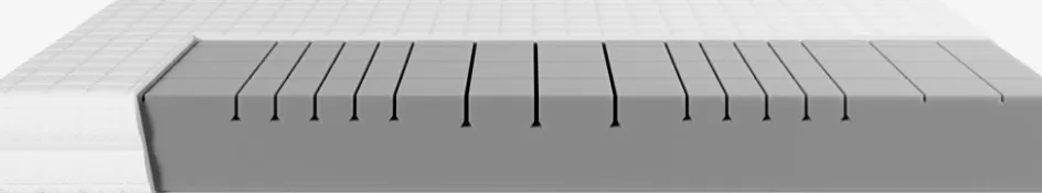 LILLELVPlusMatelas en mousse 140x190cm LILLELV Très ferme-DREAMZONE Clearance