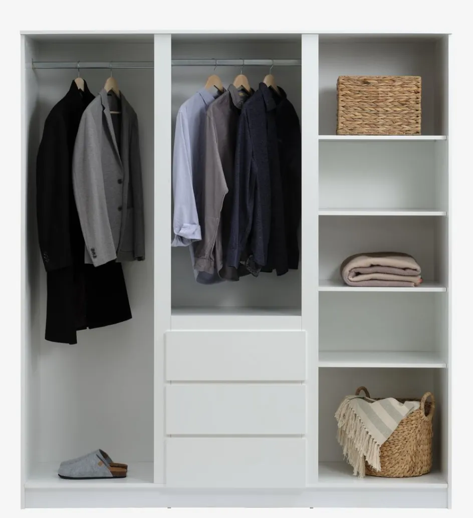 LIMFJORDENArmoire LIMFJORDEN 180x200 combi-JYSK Clearance