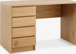 LIMFJORDENBureau LIMFJORDEN 60x120 4 tiroirs coloris-JYSK New