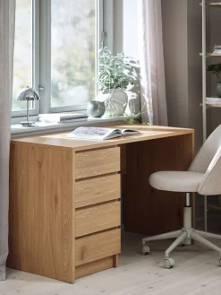 LIMFJORDENBureau LIMFJORDEN 60x120 4 tiroirs coloris-JYSK New