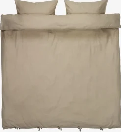 LINDAGoldParure de lit LINDA coton/lin 200x220 l-KRONBORG New