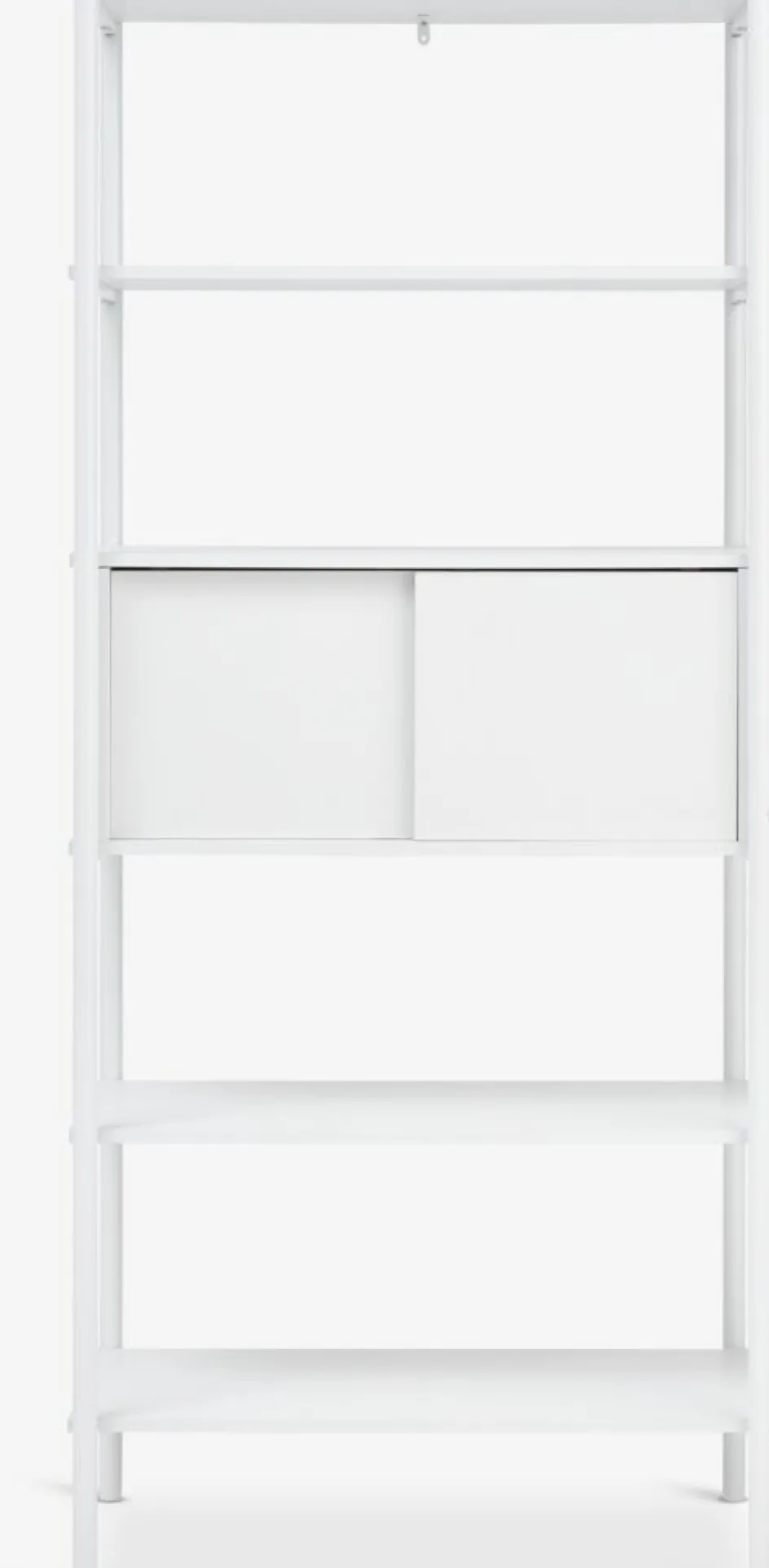 LINDVEDÉtagère LINDVED 6 tablettes 2 portes blanc-JYSK