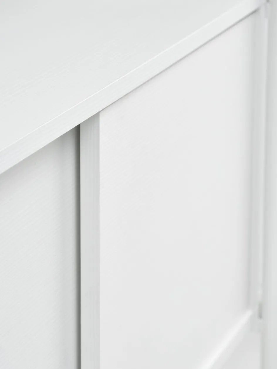 LINDVEDÉtagère LINDVED 6 tablettes 2 portes blanc-JYSK