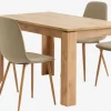 LINTRUP + BISTRUPLINTRUP L140 table coloris chêne + 4 BISTRUP chaises sable-JYSK Best