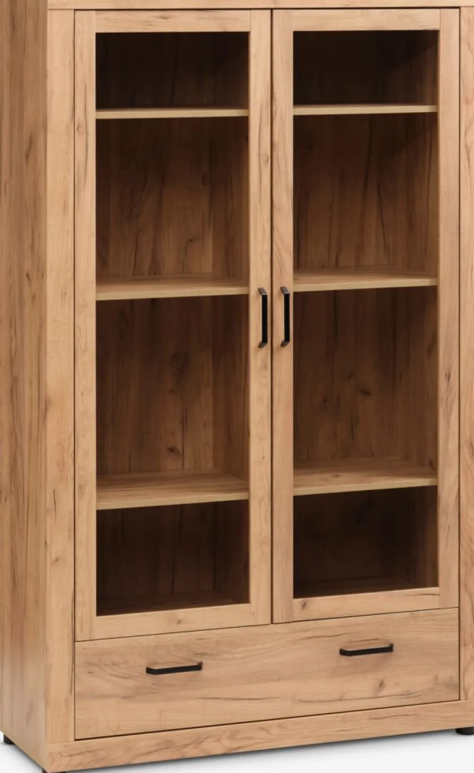 LINTRUPVitrine LINTRUP 2 portes coloris chêne naturel-JYSK Online