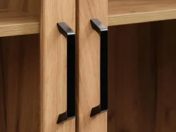 LINTRUPVitrine LINTRUP 2 portes coloris chêne naturel-JYSK Online