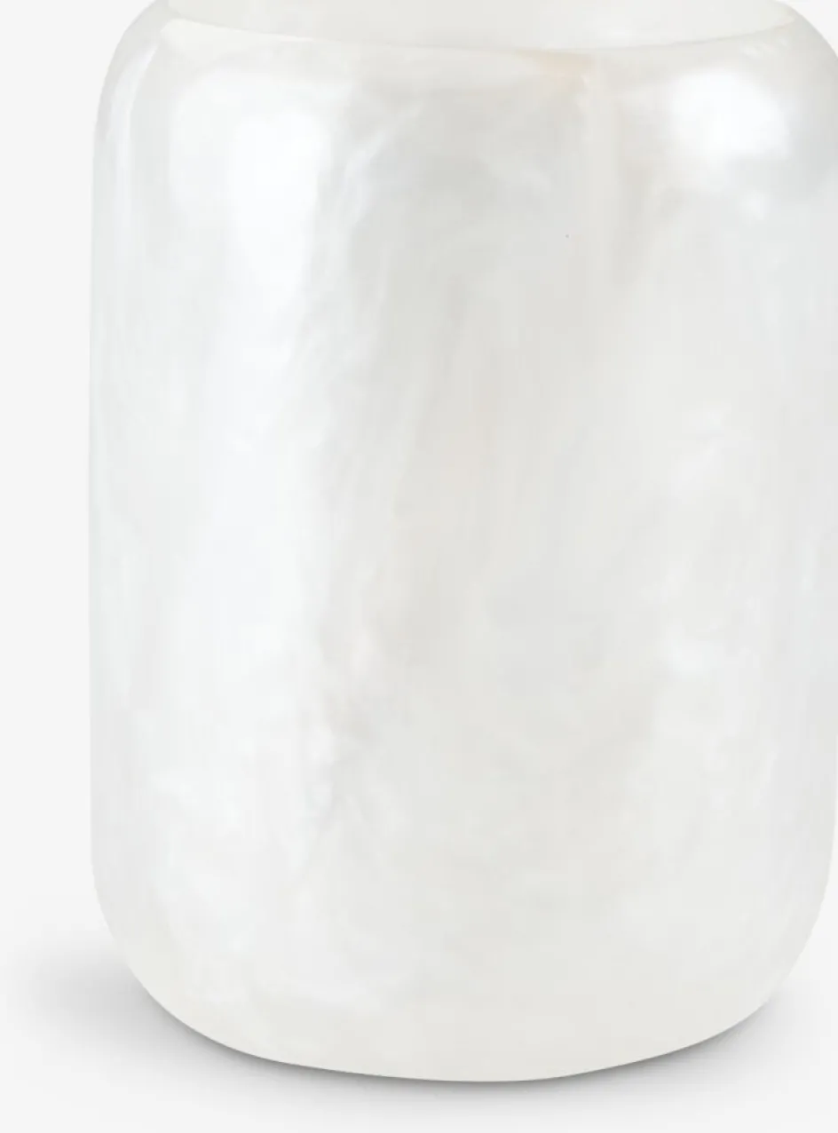 LISTERBYPorte-brosses à dents LISTERBY blanc effet nacre-JYSK