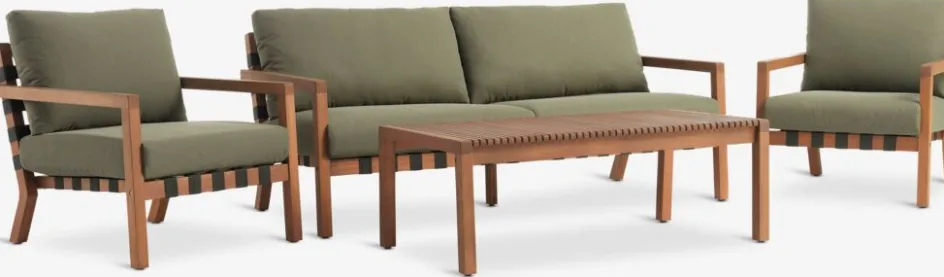 LITSBACKENEnsemble lounge LITSBACKEN 4,5 personnes eucalyptus-JUTLANDIA Online