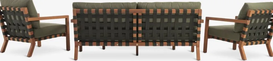 LITSBACKENEnsemble lounge LITSBACKEN 4,5 personnes eucalyptus-JUTLANDIA Online