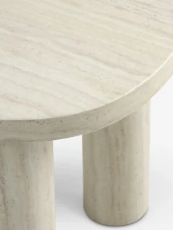 LUNDEBORGTable basse LUNDEBORG 68x85 coloris travertin-JYSK Clearance