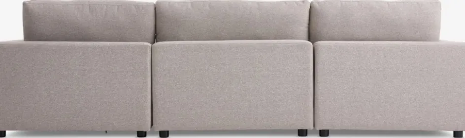 LYBYCanapé modulable LYBY 5 personnes angle tissu sable-JYSK Clearance