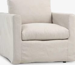 LYNGAAFauteuil LYNGAA housse amovible tissu beige-JYSK Hot