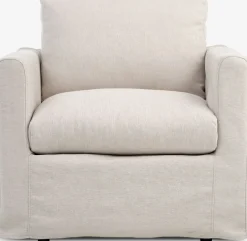 LYNGAAFauteuil LYNGAA housse amovible tissu beige-JYSK Hot