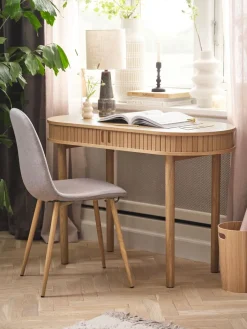 LYNGVIGConsole LYNGVIG 50x110 2 portes tambours chêne naturel-Royal Oak Clearance