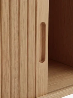 LYNGVIGMeuble TV LYNGVIG 120cm 2 portes tambours-Royal Oak Discount