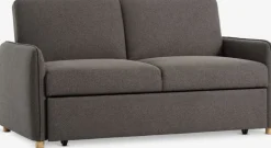 LYSTRUPCanapé convertible LYSTRUP 2 places tissu gris foncé-JYSK New