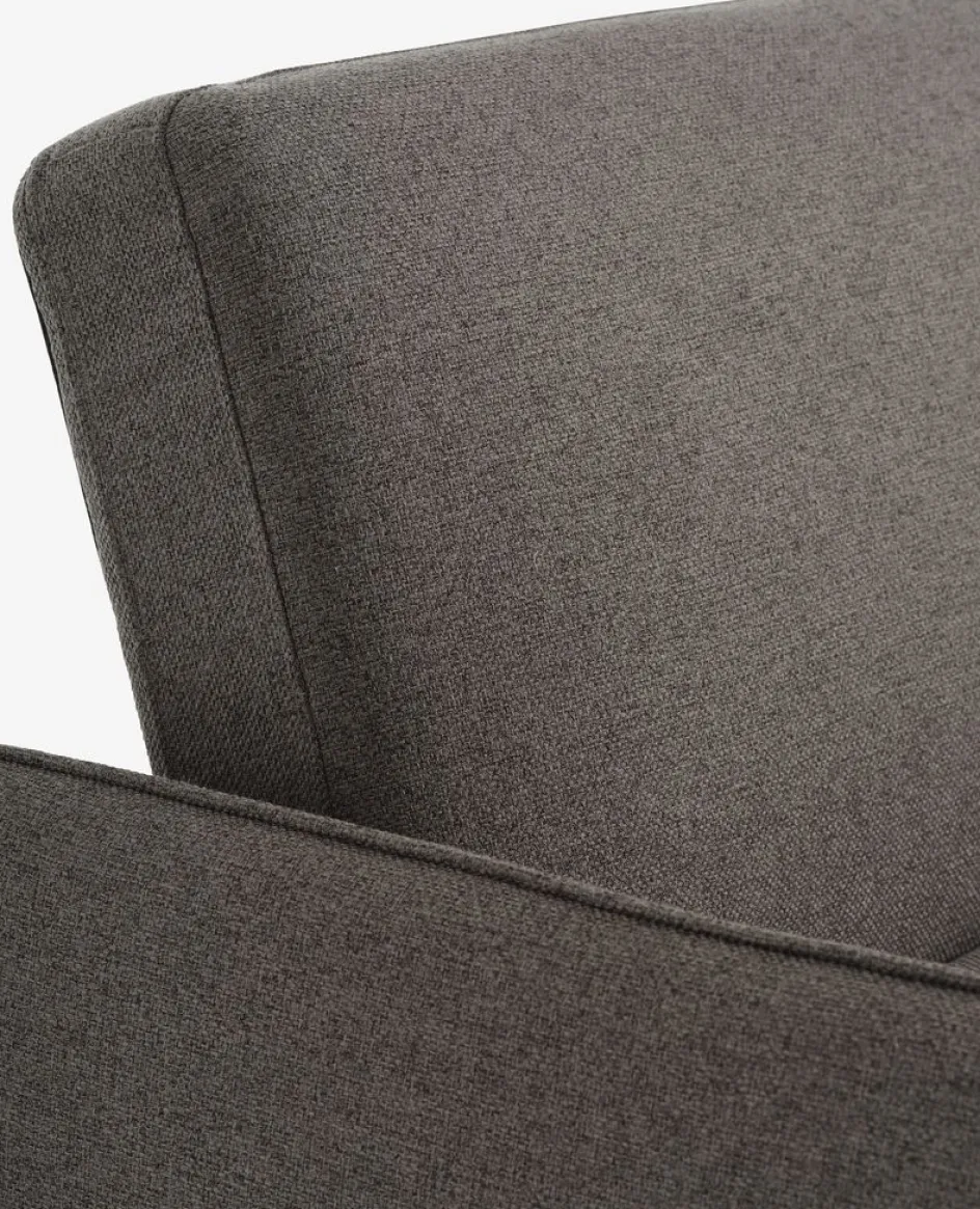 LYSTRUPCanapé convertible LYSTRUP 2 places tissu gris foncé-JYSK New