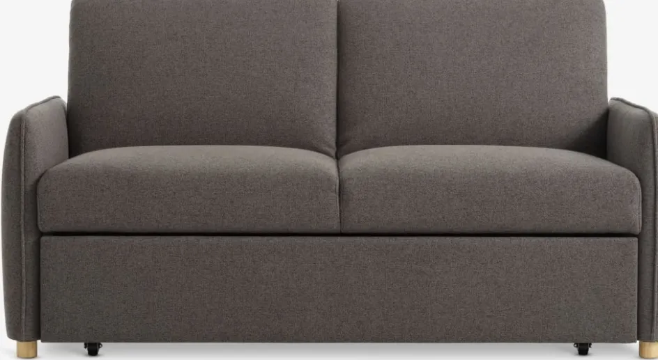 LYSTRUPCanapé convertible LYSTRUP 2 places tissu gris foncé-JYSK New