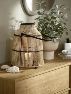 MAALTHELanterne MAALTHE Ø27xH35cm naturel/noir-JYSK Discount