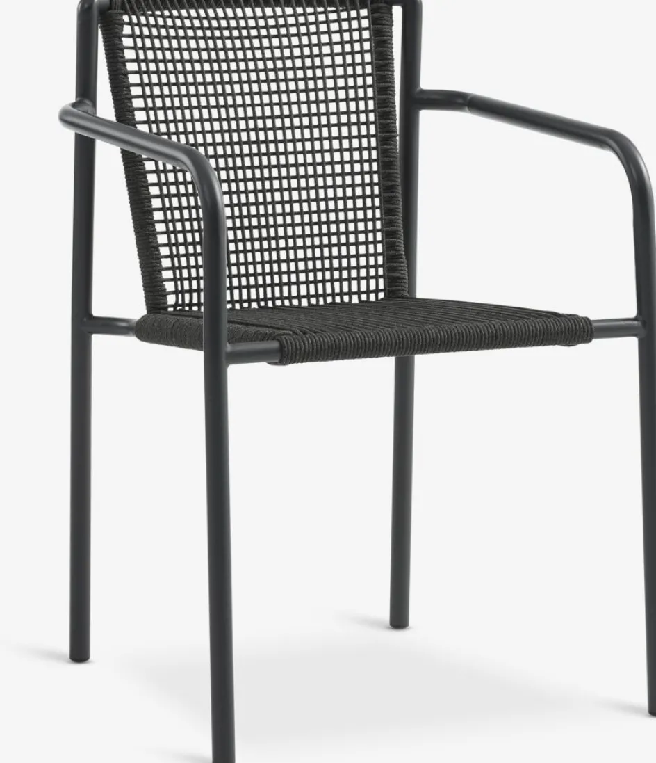 MADERUP + KRISTIANSTADMADERUP L205 table noir + 4 KRISTIANSTAD chaises vert-JYSK Best