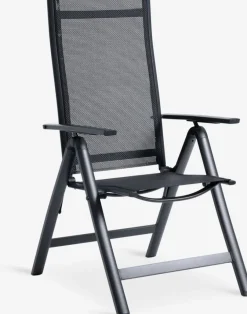 MADERUP + LOMMAMADERUP L205 table noir + 4 LOMMA chaises inclinables noir-JUTLANDIA Sale