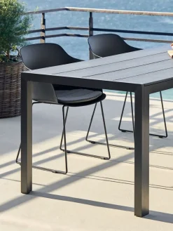 MADERUPTable de jardin MADERUP l90xL205 noir-JUTLANDIA Online