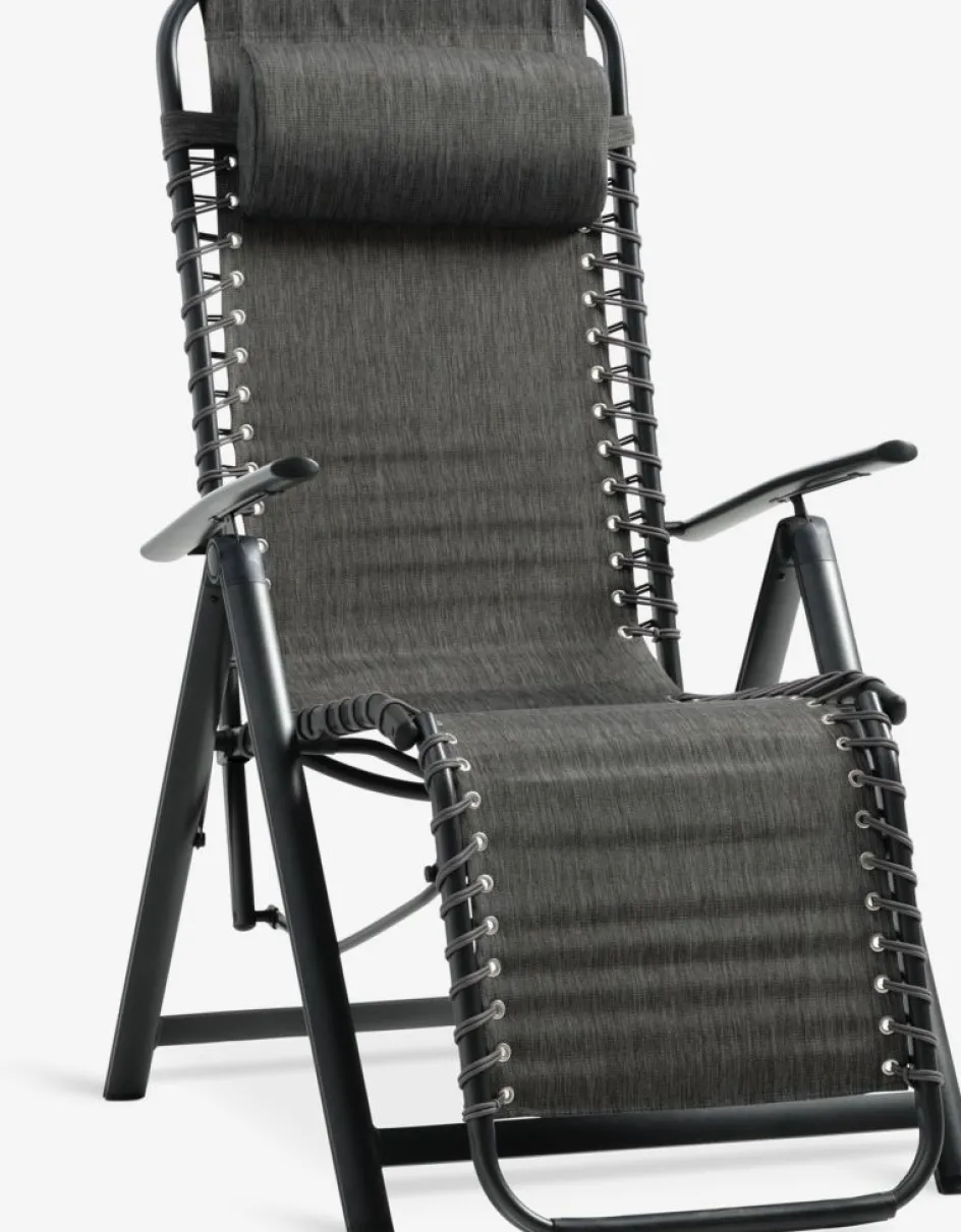 MAKHOLMChaise relax MAKHOLM gris-JUTLANDIA Sale