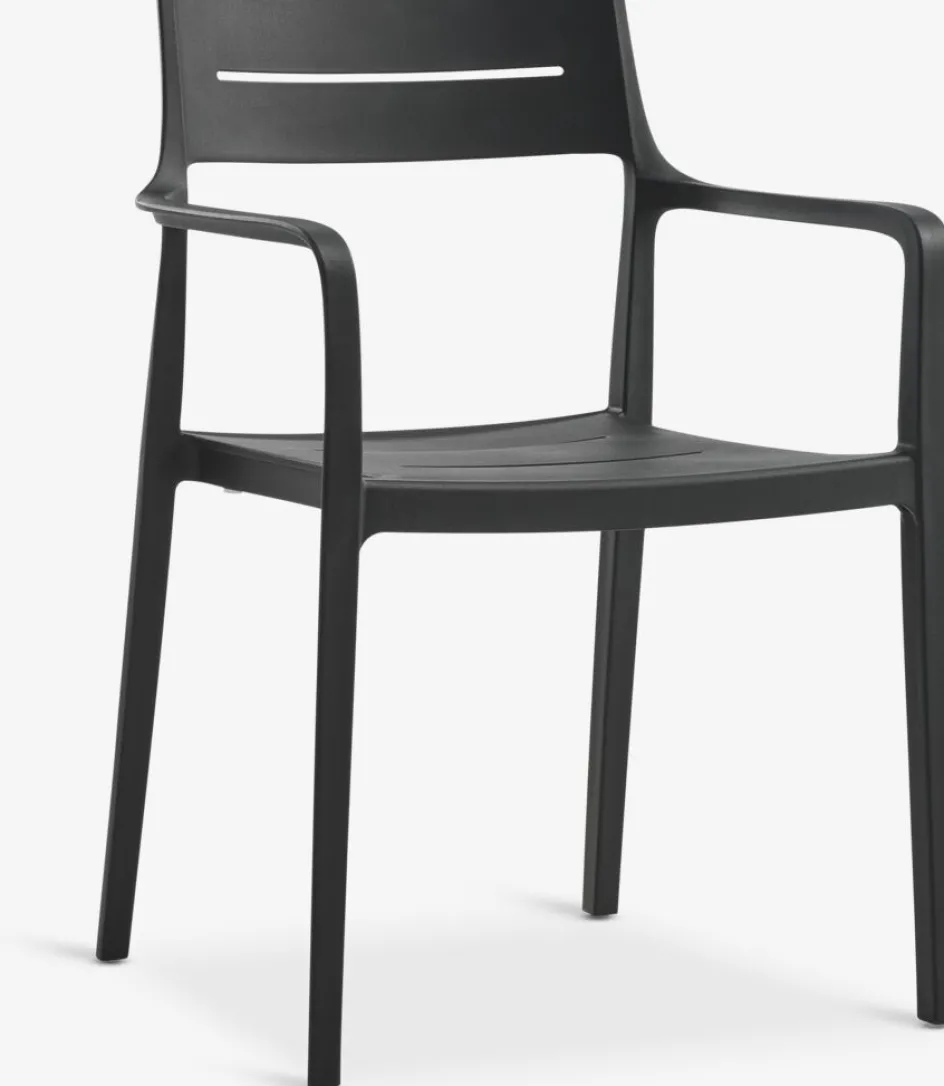 MARIELYST + INGSTRUPMARIELYST L205 table + 4 INGSTRUP chaises noir-JYSK Discount