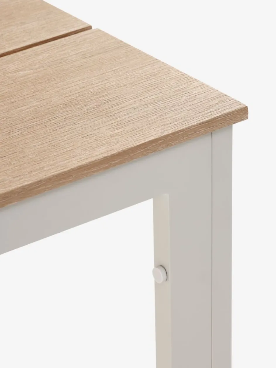 MARIELYST + LOMMAMARIELYST L205 table + 4 LOMMA chaises beige-JUTLANDIA New