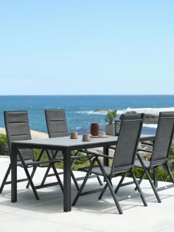 MARIELYST + MYSENMARIELYST L205 table + 4 MYSEN chaises gris-JUTLANDIA Sale