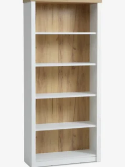 MARKSKELBibliothèque MARKSKEL 5 tablettes coloris blanc/chêne-JYSK