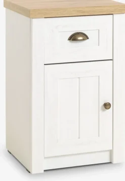 MARKSKELTable de nuit MARKSKEL blanc/coloris chêne naturel-JYSK