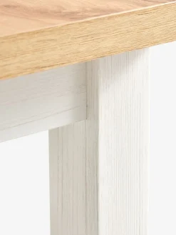 MARKSKELTable MARKSKEL 90x150/193 blanc/coloris chêne naturel-JYSK Best