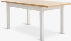 MARKSKELTable MARKSKEL 90x150/193 blanc/coloris chêne naturel-JYSK Best