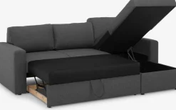 MARSLEVCanapé convertible avec méridienne MARSLEV tissu-JYSK