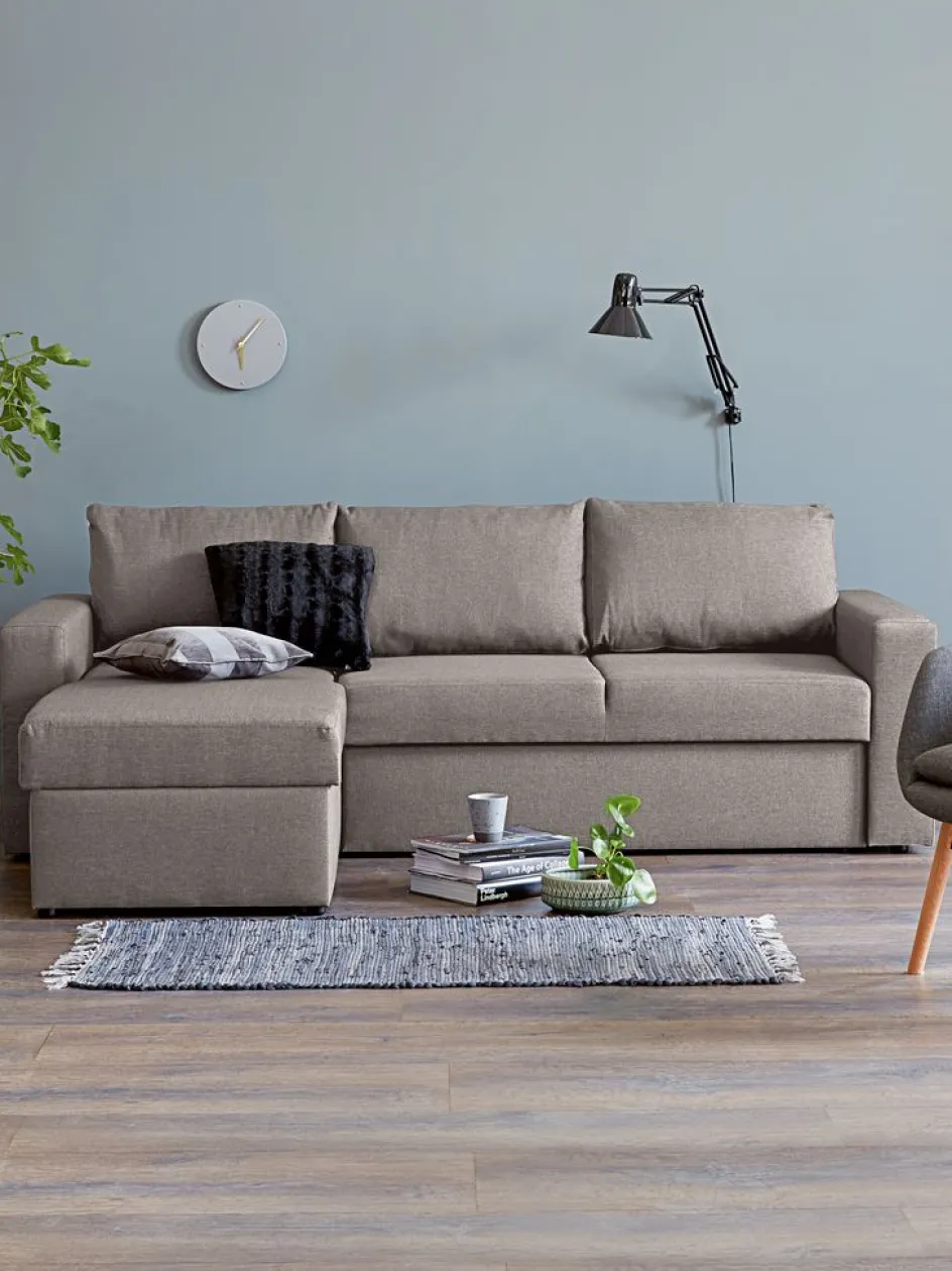 MARSLEVCanapé convertible avec méridienne MARSLEV tissu-JYSK