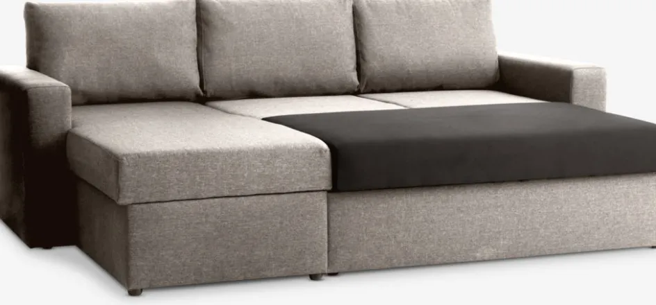 MARSLEVCanapé convertible avec méridienne MARSLEV tissu-JYSK