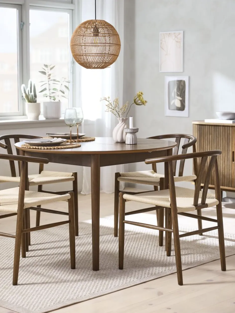 MARSTRAND + GUDERUPMARSTRAND Ø110 table + 4 GUDERUP chaises ch. f.-JYSK Discount