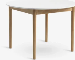 MARSTRANDTable MARSTRAND Ø110/110x200 blanc/naturel-JYSK Hot