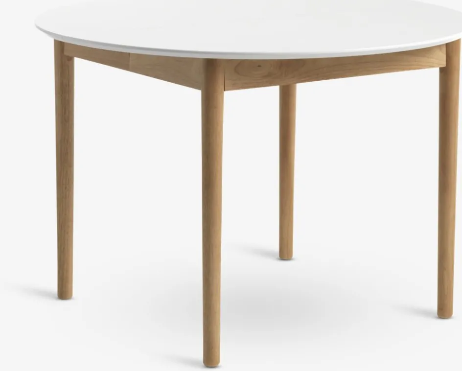 MARSTRANDTable MARSTRAND Ø110/110x200 blanc/naturel-JYSK Hot