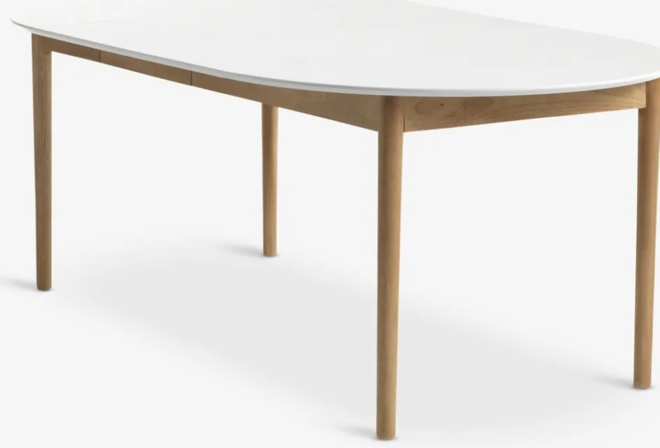 MARSTRANDTable MARSTRAND Ø110/110x200 blanc/naturel-JYSK Hot