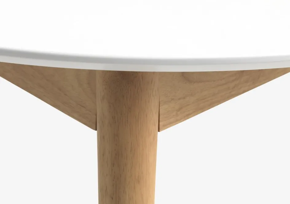 MARSTRANDTable MARSTRAND Ø110/110x200 blanc/naturel-JYSK Hot