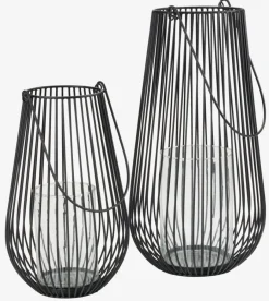 MELIASLanterne MELIAS Ø24xH46cm noir-JYSK Clearance