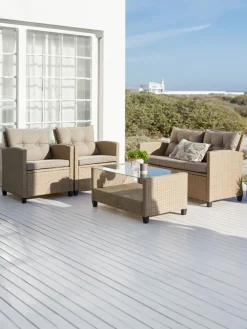 MORAEnsemble lounge MORA 4 personnes naturel-JYSK Online